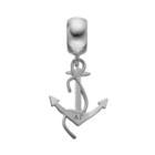 Logoart Sterling Silver Delta Gamma Sorority Anchor Charm, Women's, Grey
