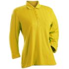 Women's Nancy Lopez Grace 3/4-sleeve Golf Polo, Size: Large, Gold