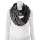 Apt. 9&reg; Two-tone Shimmer Infinity Scarf, Women's, Oxford
