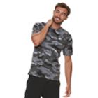 Men's Nike Camouflage Tee, Size: Small, Grey (charcoal)