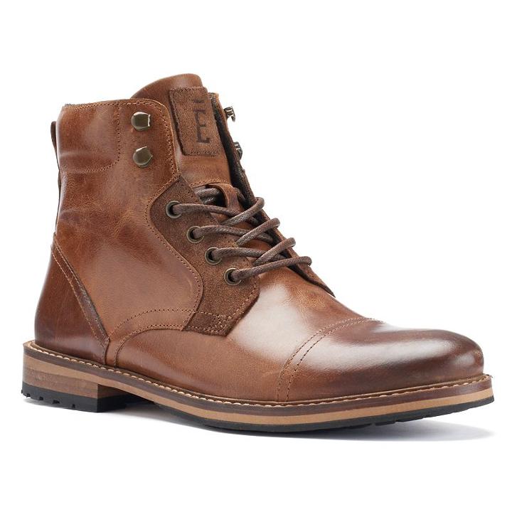 Crevo Dalston Men's Leather Boots, Size: Medium (12), Red/coppr (rust/coppr)