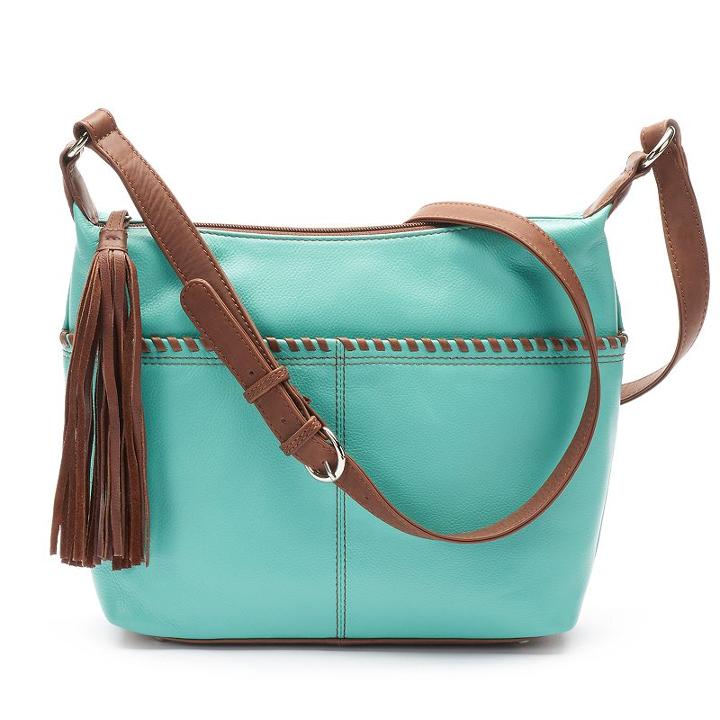 Ili Leather Tassel Hobo, Women's, Multicolor