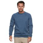 Men's Croft & Barrow&reg; Classic-fit Easy-care Stretch Fleece Sweatshirt, Size: Xl, Dark Blue