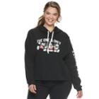 Disney's Mickey Mouse 90th Anniversary Juniors' Plus Size The One & Only Fleece Hoodie, Teens, Size: 2xl, Black