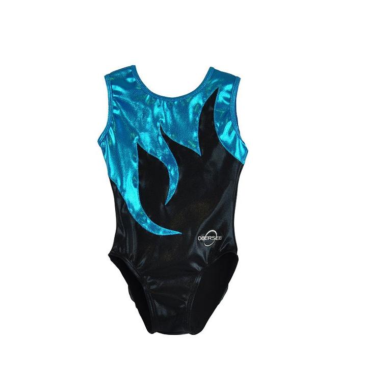 Girls 2-10 Obersee Gymnastics Leotard, Girl's, Size: Small, Black
