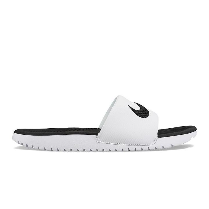 Nike Kawa Men's Slide Sandals, Size: 11, White