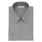 Men's Van Heusen Flex Collar Regular-fit Dress Shirt, Size: 17.5-34/35, Dark Grey, Comfort Wear