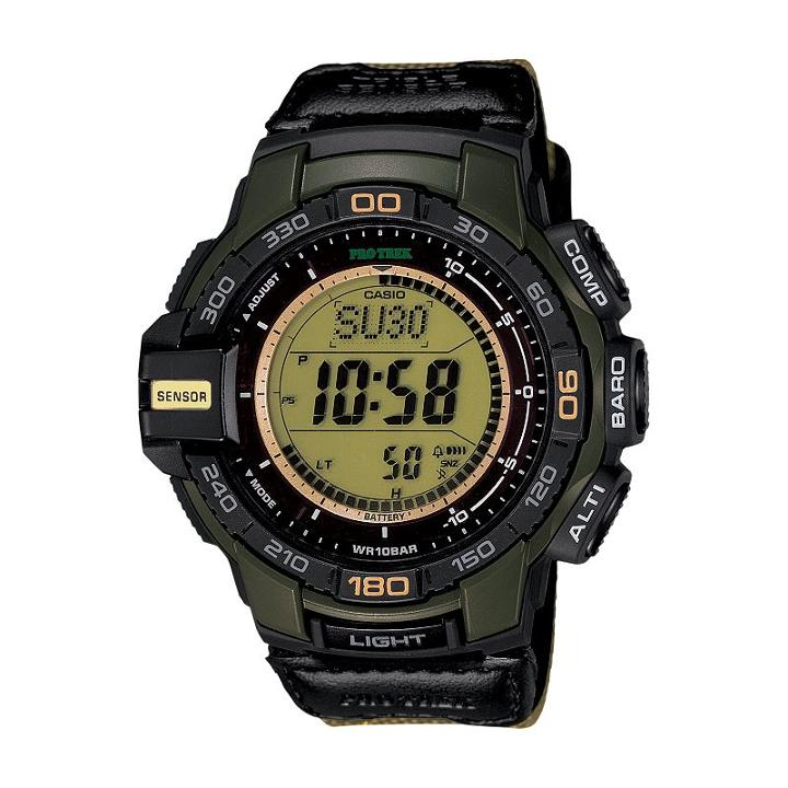 Casio Men's Pro Trek Digital Watch - Prg270b-3cr, Green