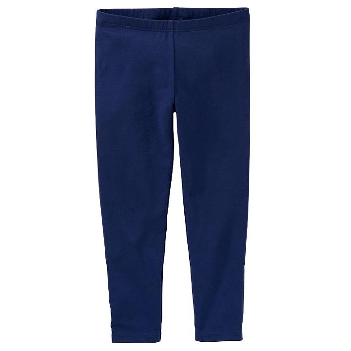 Girls 4-12 Oshkosh B'gosh&reg; Solid Leggings, Size: 6, Med Blue