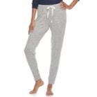 Women's Sonoma Goods For Life&trade; Snit Jogger Pants, Size: Xl, Med Grey