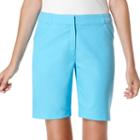Women's Grand Slam Solid Golf Shorts, Size: 10, Blue Other