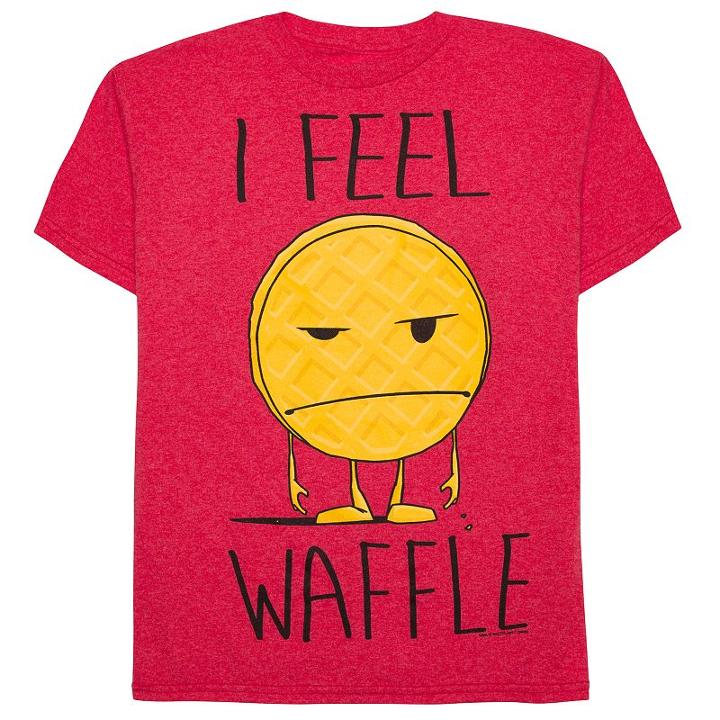Boys 8-20 I Feel Waffle Tee, Boy's, Size: Large, Med Pink