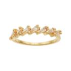 Lc Lauren Conrad Cubic Zirconia Baguette Ring, Women's, Size: 7.50, Gold