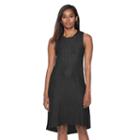 Women's Apt. 9&reg; Ribbed A-line Dress, Size: Large, Black