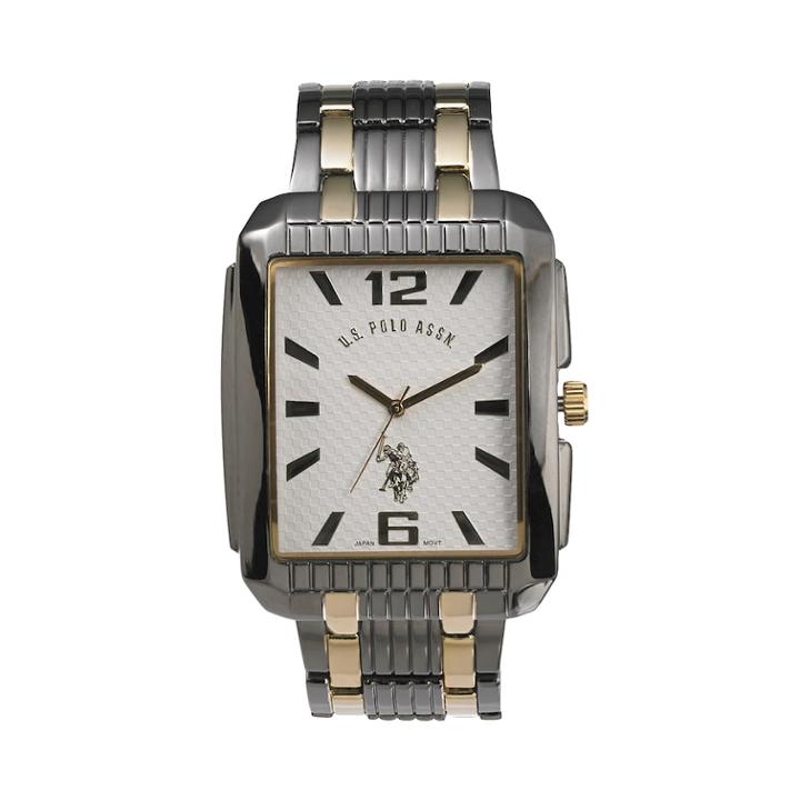 U.s. Polo Assn. Men's Two Tone Watch - Usc80101, Multicolor
