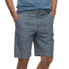 Men's Sonoma Goods For Life&trade; Flexwear Flat-front Twill Shorts, Size: 34, Light Blue