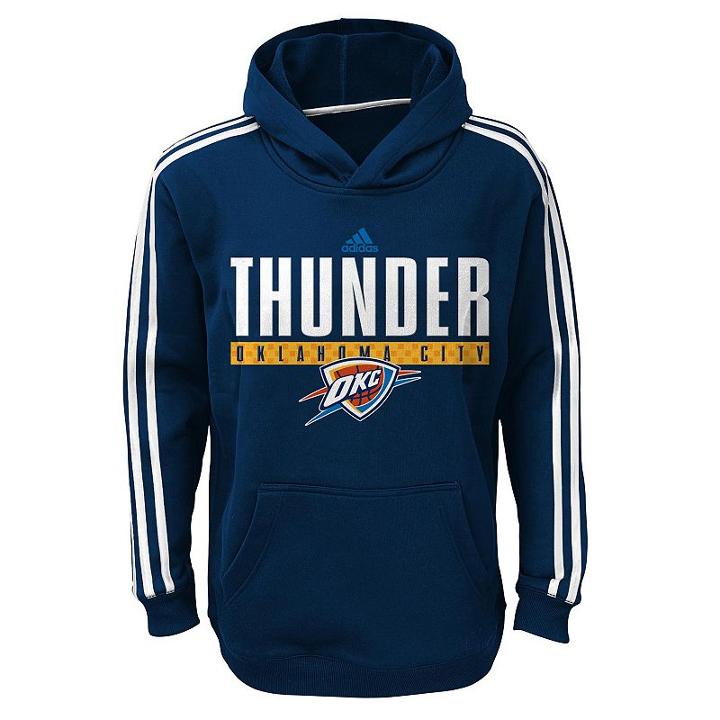 Boys 8-20 Adidas Oklahoma City Thunder Playbook Hoodie, Boy's, Size: Large, Multicolor