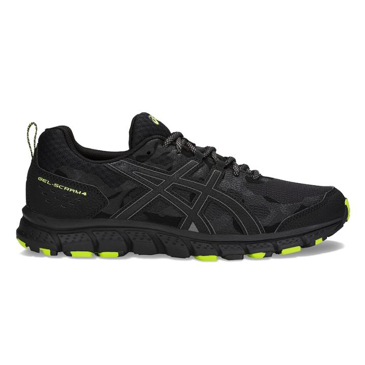 Asics Gel-scram 4 Men's Trail Running Shoes, Size: 12, Black