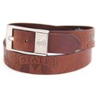 Men's Mississippi State Bulldogs Brandish Leather Belt, Size: 44, Brown