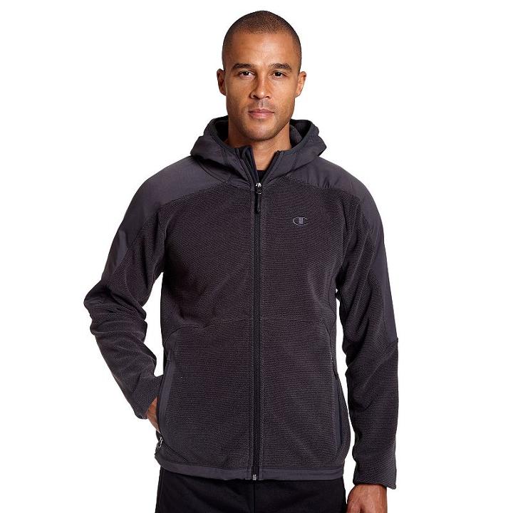 Men's Champion Versatile Hooded Jacket, Size: Xxl, Grey