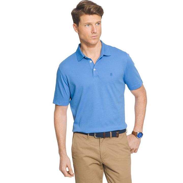 Men's Izod Solid Polo, Size: Xl, Blue Other