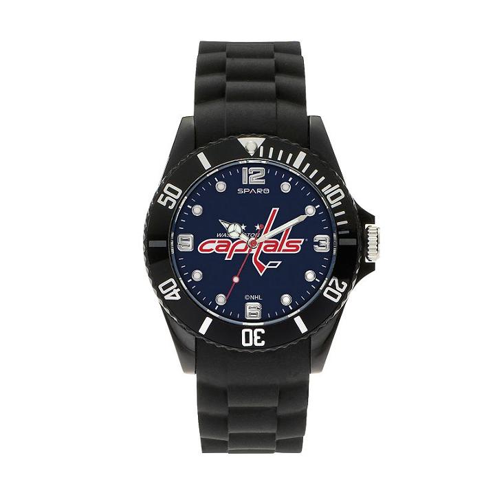 Sparo Men's Spirit Washington Capitals Watch, Black