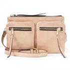 Juicy Couture Double Pocket Double Entry Crossbody Bag, Women's, Gold