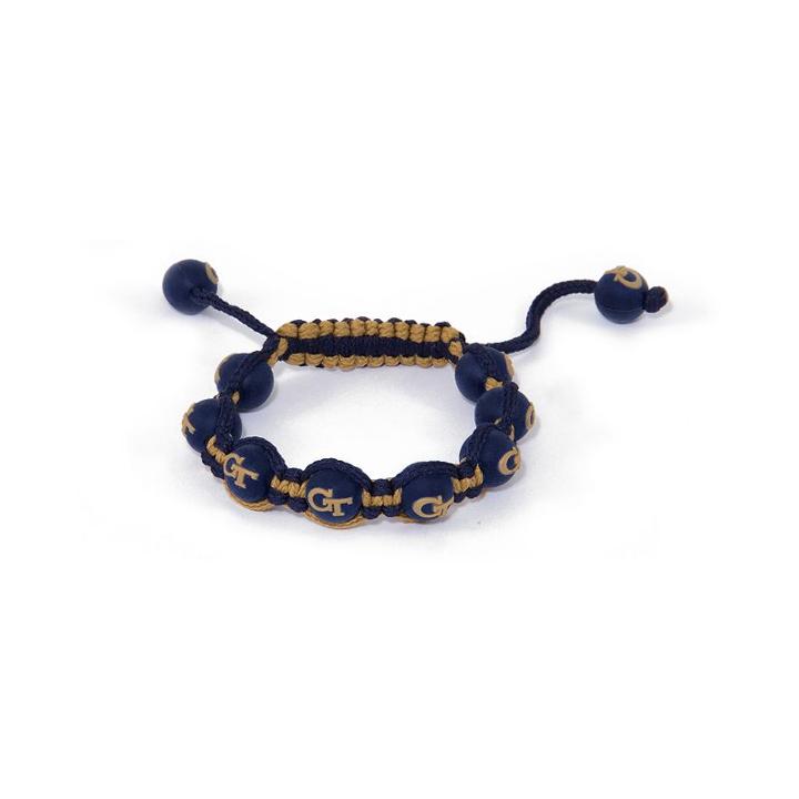 Georgia Tech Yellow Jackets Bead Bracelet, Girl's, Multicolor