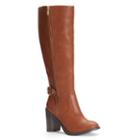 Lc Lauren Conrad Women's Knee-high Heeled Boots, Size: 10, Brown