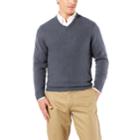 Men's Dockers&reg; Classic-fit V-neck Sweater, Size: Small, Blue