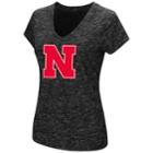 Woman's Campus Heritage Nebraska Cornhuskers Big Logo Tee, Size: Large, Grey