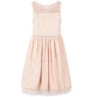 Girls 7-16 Speechless Lace Overlay Illusion Neckline Dress, Girl's, Size: 12, Light Pink