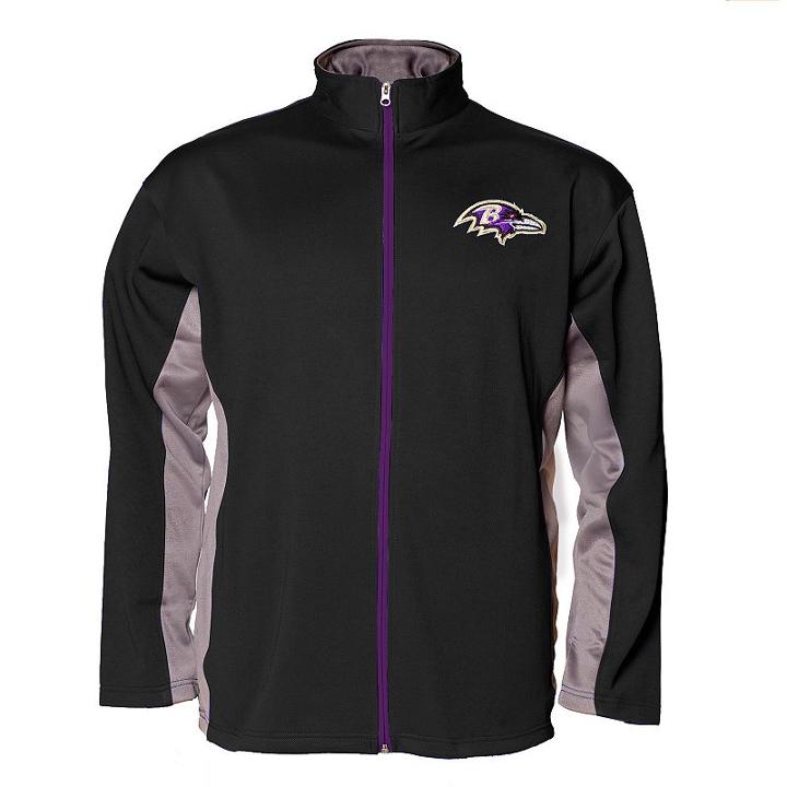 Big & Tall Baltimore Ravens Jacket, Men's, Size: L Tall, Black