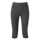 Jockey Sport Judo Capri Leggings, Women's, Size: Small, Grey