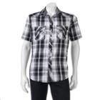 Big & Tall Rock & Republic Classic-fit Stretch Button-down Shirt, Men's, Size: Xl Tall, Black