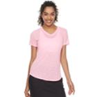 Women's Tek Gear&reg; Short Sleeve Tee, Size: L Tall, Brt Pink