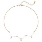 Lc Lauren Conrad Cubic Zirconia Scalloped Necklace, Women's, Gold