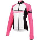 Women's Canari Aretha Cycling Wind Jacket, Size: Large, Pink