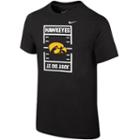 Boys 8-20 Nike Iowa Hawkeyes Football Tee, Size: Xl 18-20, Black