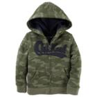 Boys 4-12 Oshkosh B'gosh&reg; Logo Zip Hoodie, Size: 12, Ovrfl Oth