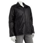Men's Excelled Classic Leather Straight-bottom Jacket, Size: Large, Black