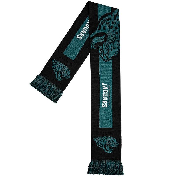 Forever Collectibles, Adult Jacksonville Jaguars Big Logo Scarf, Multicolor