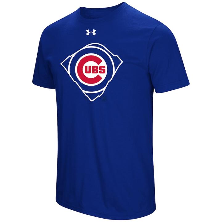 Men's Under Armour Chicago Cubs Ballpark Tee, Size: Small, Brt Blue