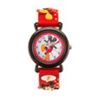 Disney's Mickey Mouse Kids' Time Teacher Watch, Adult Unisex, Size: Medium, Red
