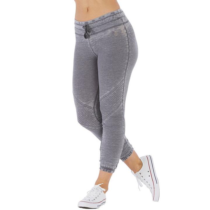 Women's Balance Collection Patch Jogger Capris, Size: Medium, Oxford