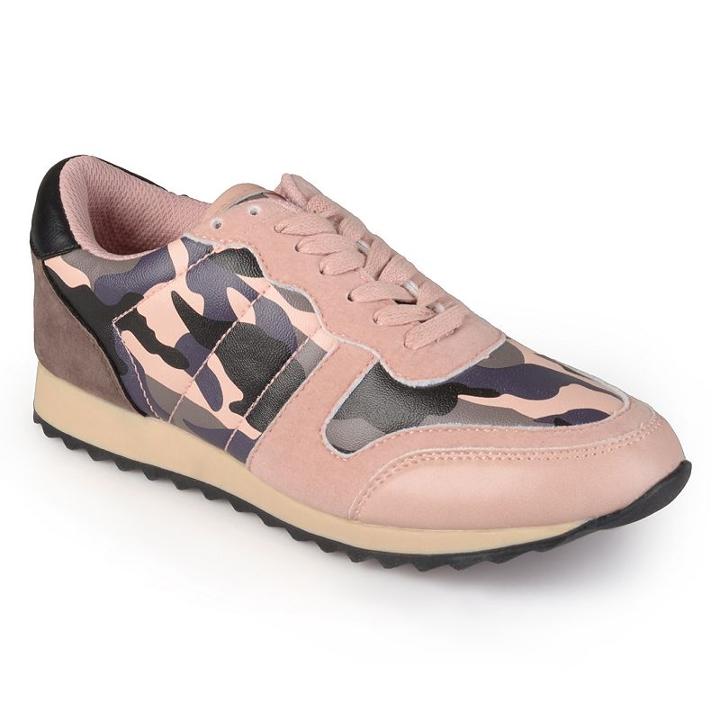 Journee Collection Qkermi Women's Fashion Sneakers, Girl's, Size: 8.5, Pink