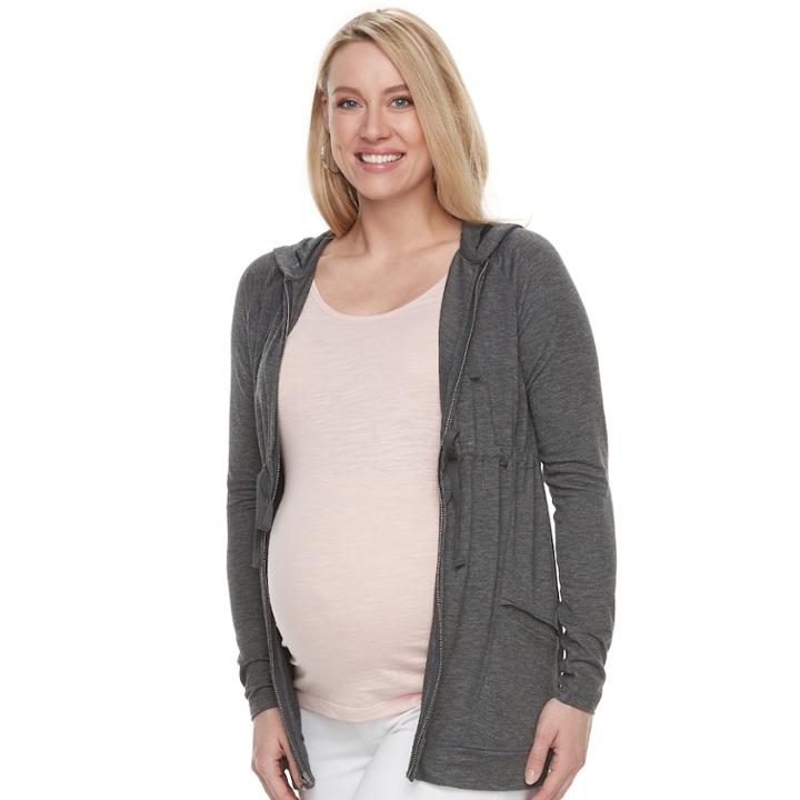 Maternity A:glow Hoodie, Women's, Size: L-mat, Oxford