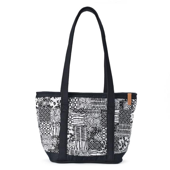Donna Sharp Leah Quilted Patchwork Tote, Women's, Domino