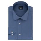 Big & Tall Arrow Regular-fit Stretch Spread-collar Dress Shirt, Men's, Size: 18 32/3b, Blue