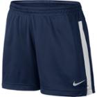 Women's Nike Dri-fit Academy Mesh Knit Soccer Shorts, Size: Small, Light Blue